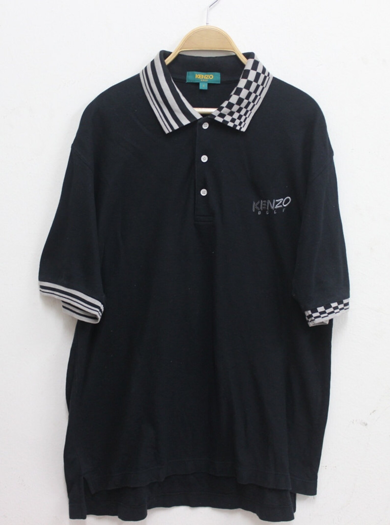 Kenzo Golf Mens Polo Shirt Kenzo Golf Casual Black Size 4 | Etsy