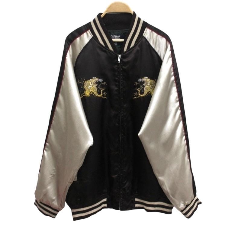 Sukajan Jacket Vintage Sukaja Tiger Roar Japanese