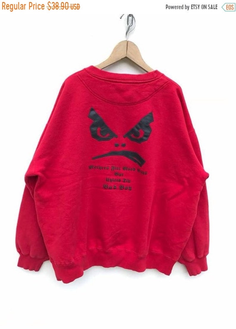 Bad Boy Sweater Vintage Bad Boy Skate Sweatshirt Bad Boy Streetwear Big
