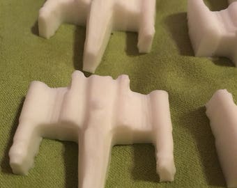 Shea Butter X-Wing Fighter Star Wars  Soaps. Set of 6