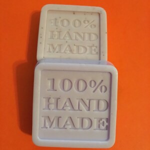 Small square hand nade soaps image 1