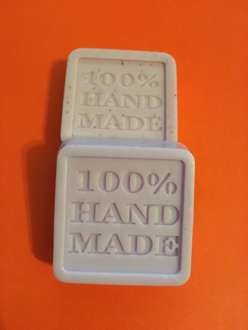 Small square hand nade soaps image 1