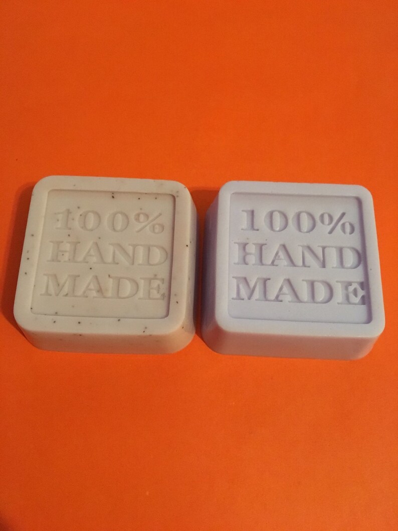 Small square hand nade soaps image 2