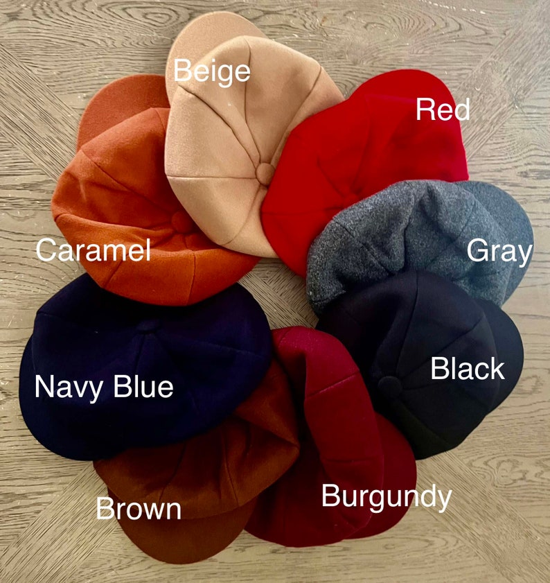 Newsboy hats women Pageboy hats women, Womens hats for fall, Womens fall hat , Womens caps, Chemo hats for women, Cabby baker hat for women image 9