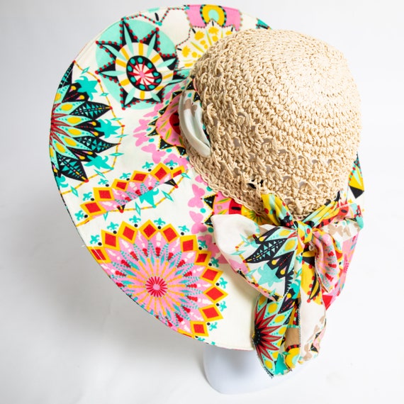 Cameroonian Hat, Bamileke Hat, Sun Hat, Summer Women's Beach Hat, Ankara  Hat, Cotton Hat, Atoghu Fabric, Toghu Hat,bamenda Hat,mother's Day -   Canada