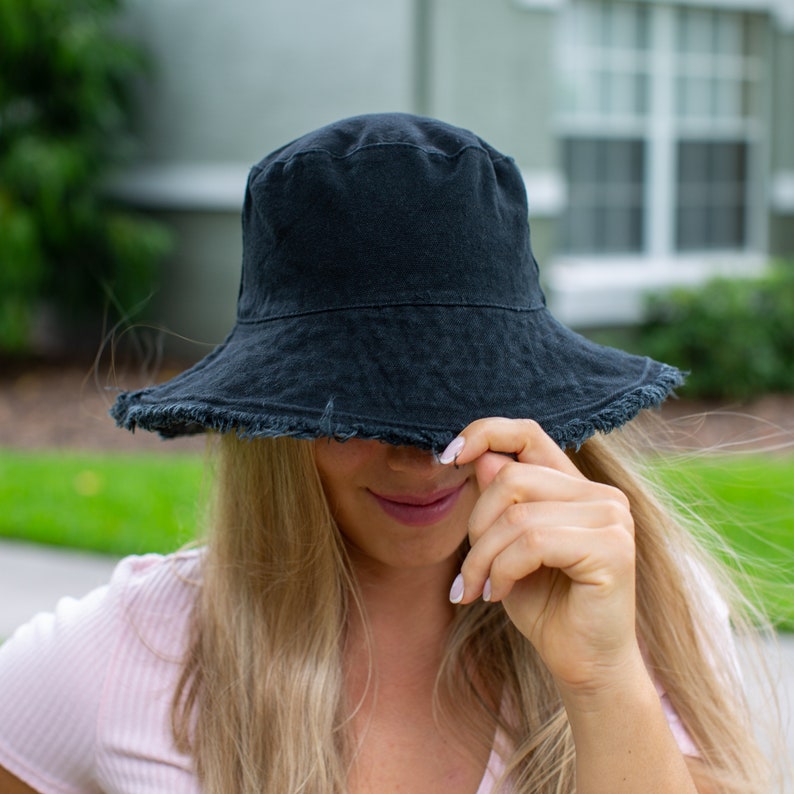 Summer Hat, sun Hat, Women hat, Vintage Hat, Beach Cap, Hats For Women, Wide Brim Hat women, Cotton woman hat, Vacation gift hat Cotton hat Black