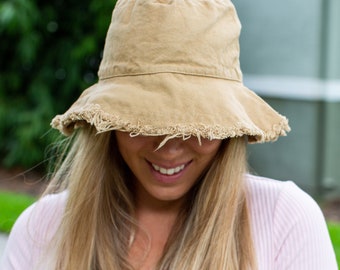 Biege Summer hats women, Beach hat, Sun hat, Bridal party hat, Women hats, Cotton Sunhat Vacation Travel Accessories Best Gift Summer hat