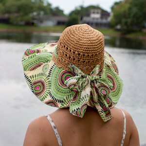 Cameroonian hat, Bamileke hat, Sun hat, Summer women's beach hat, Ankara hat, Cotton hat, Atoghu fabric, Toghu hat,Bamenda hat,Mother's day image 8