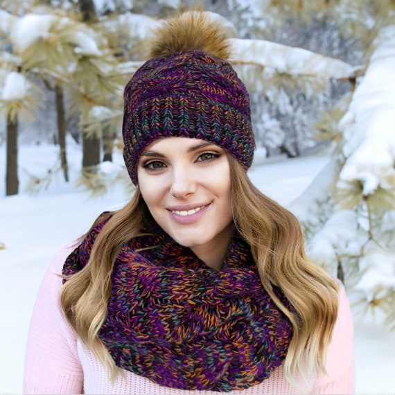 Scarves and hats for winter deals