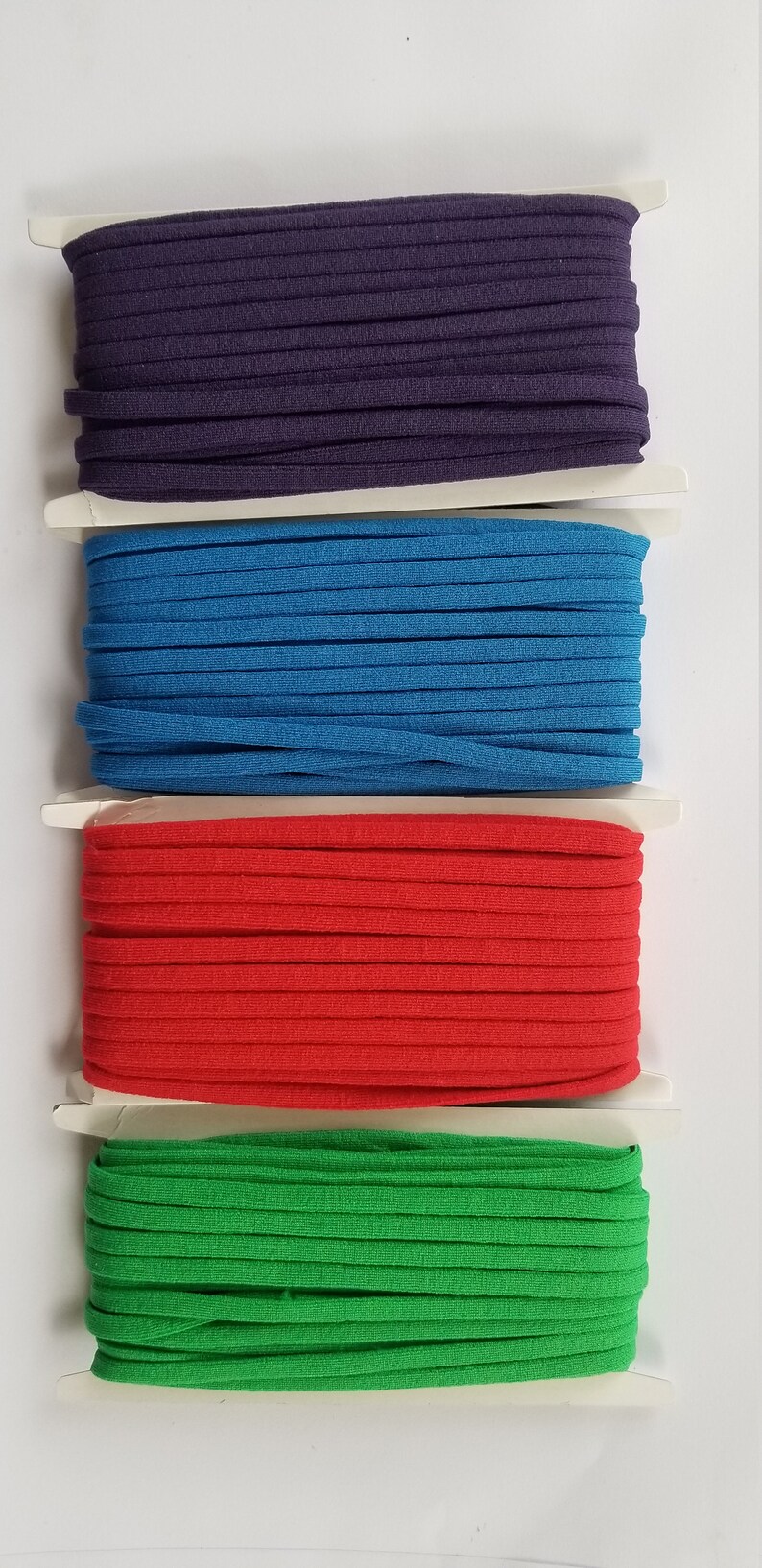 1/4 Inch Elastic Cord for Face Masks Black or White 5mm Etsy