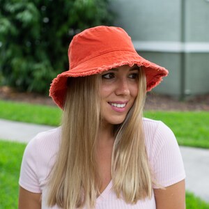 Summer Hat, sun Hat, Women hat, Vintage Hat, Beach Cap, Hats For Women, Wide Brim Hat women, Cotton woman hat, Vacation gift hat Cotton hat Red