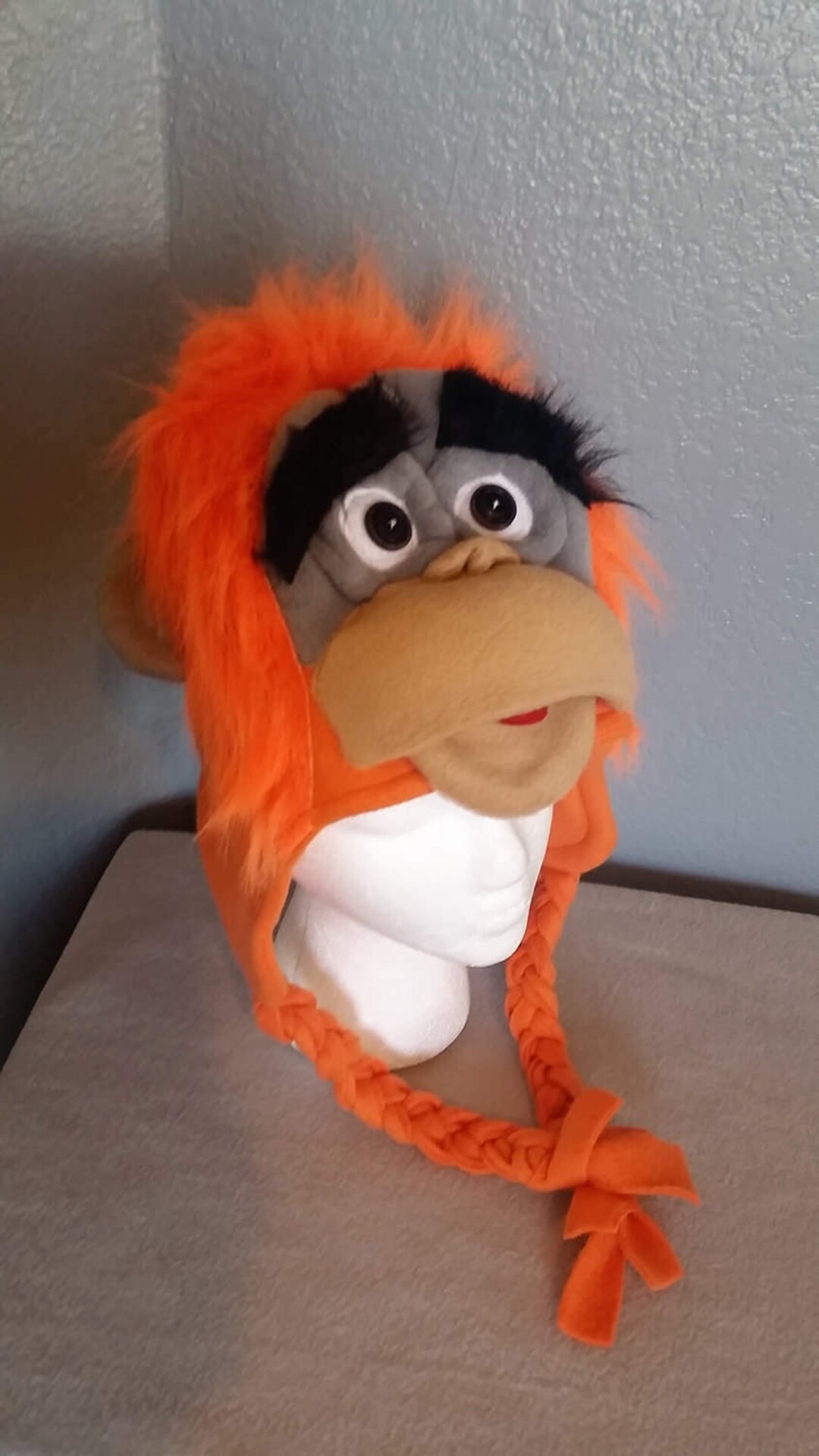 Monkey Hat/child and Adult Fleece Hat/ Orangutan Hat/ Ape Etsy