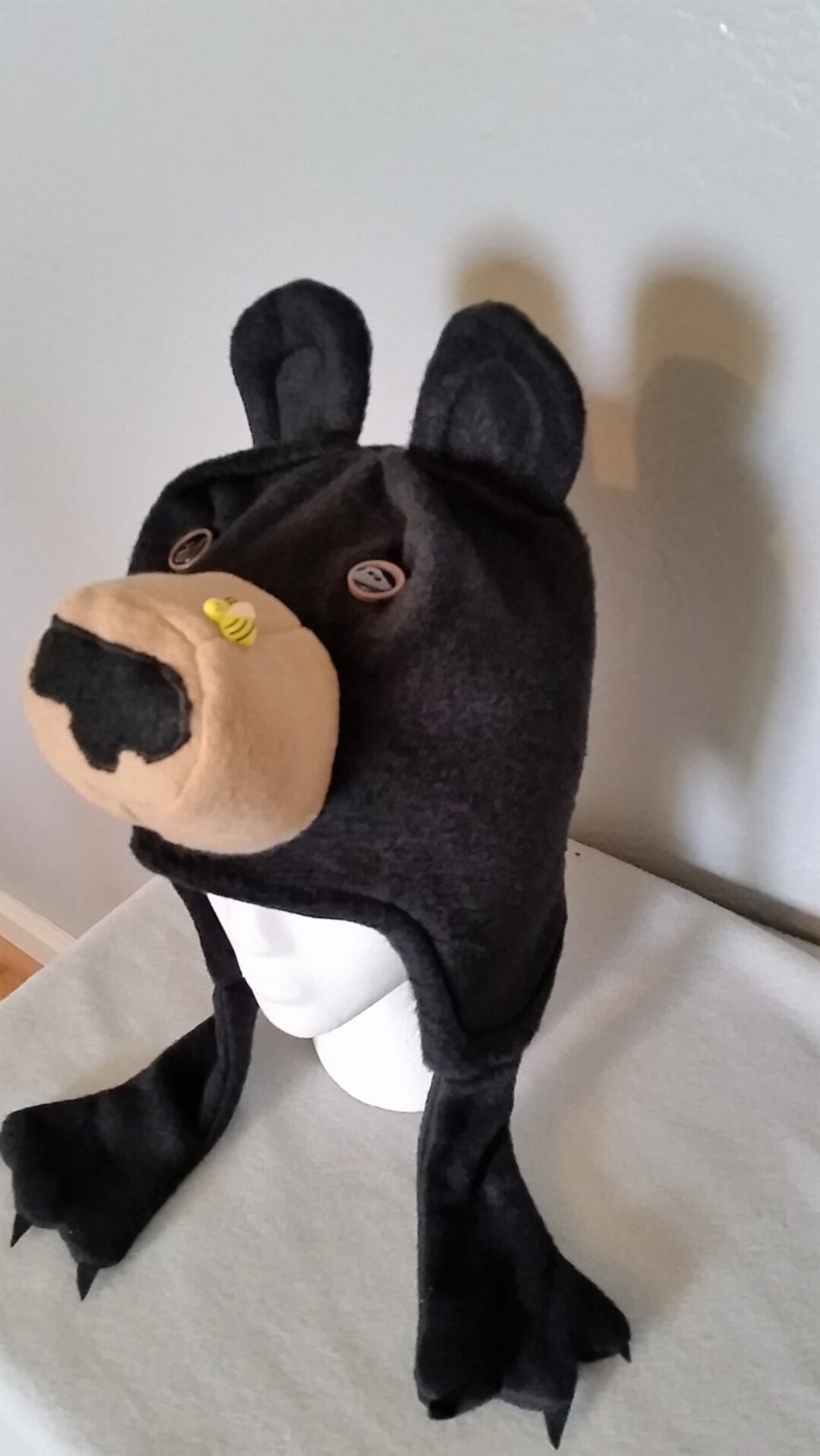 Black Bear Fleece Children's and Adult Winter / Woodland Etsy