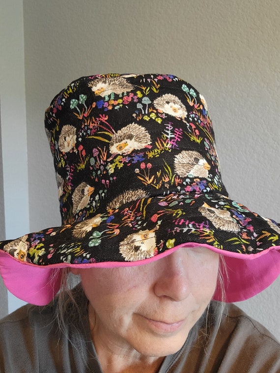 NEW Hedgehog Woman's Bucket Hat/ Bucket 