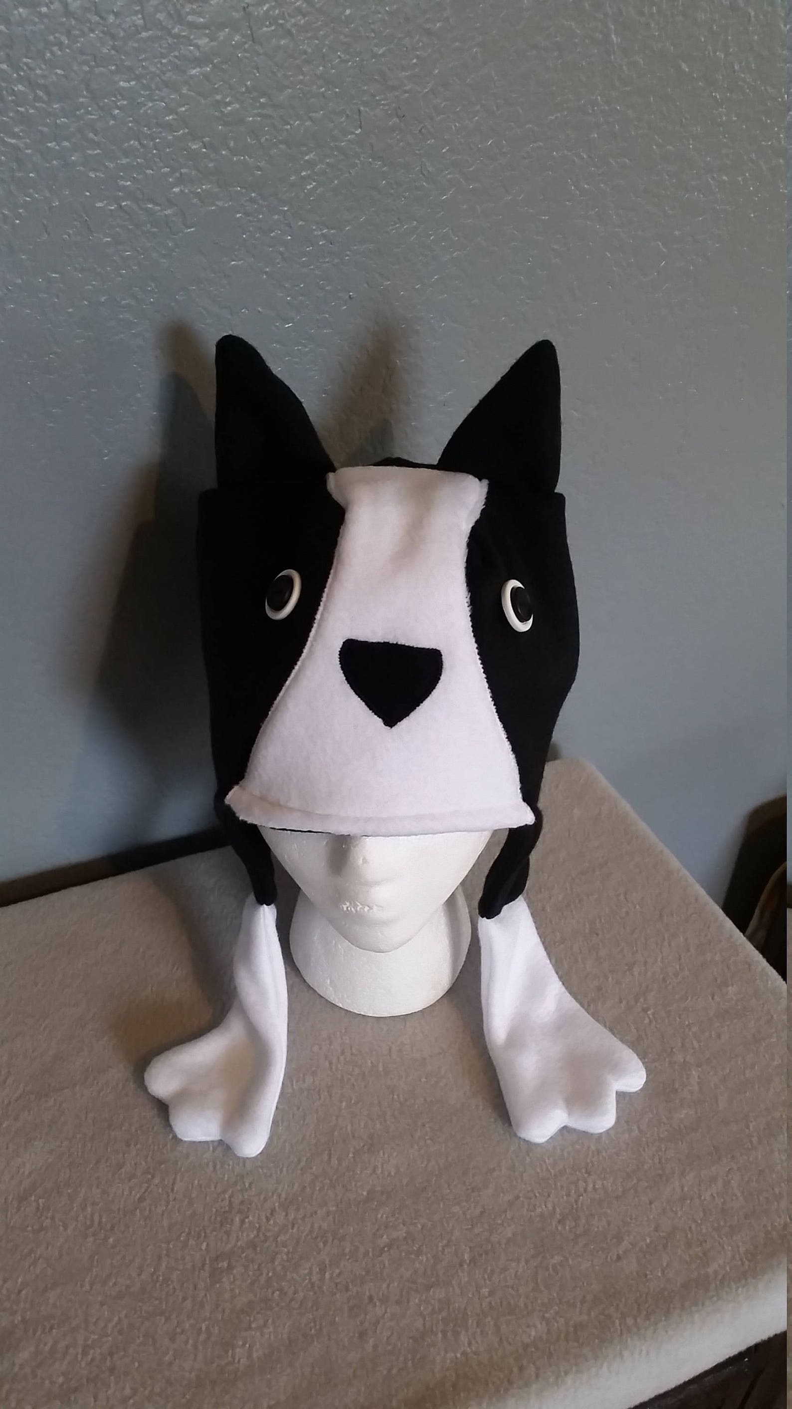 Boston Terrier Hat/Dog hat/Animal Fleece Hat/Terrier Adult and Etsy