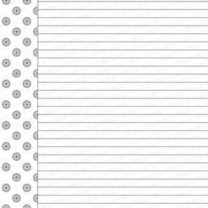 6 Unique Downloadable Citrus Fruit Note Taking Pages Featuring Coloring ...