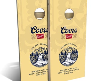 Fridge Wrap Vinyl Sticker Mountain Coors Banquet Golden Hill