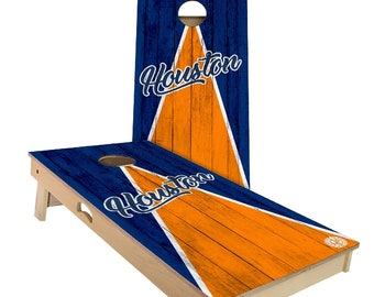 Parties Great for Tailgates Houston Cougars Distressed Cornhole Boards SALE Made in USA FREE Team Bags College