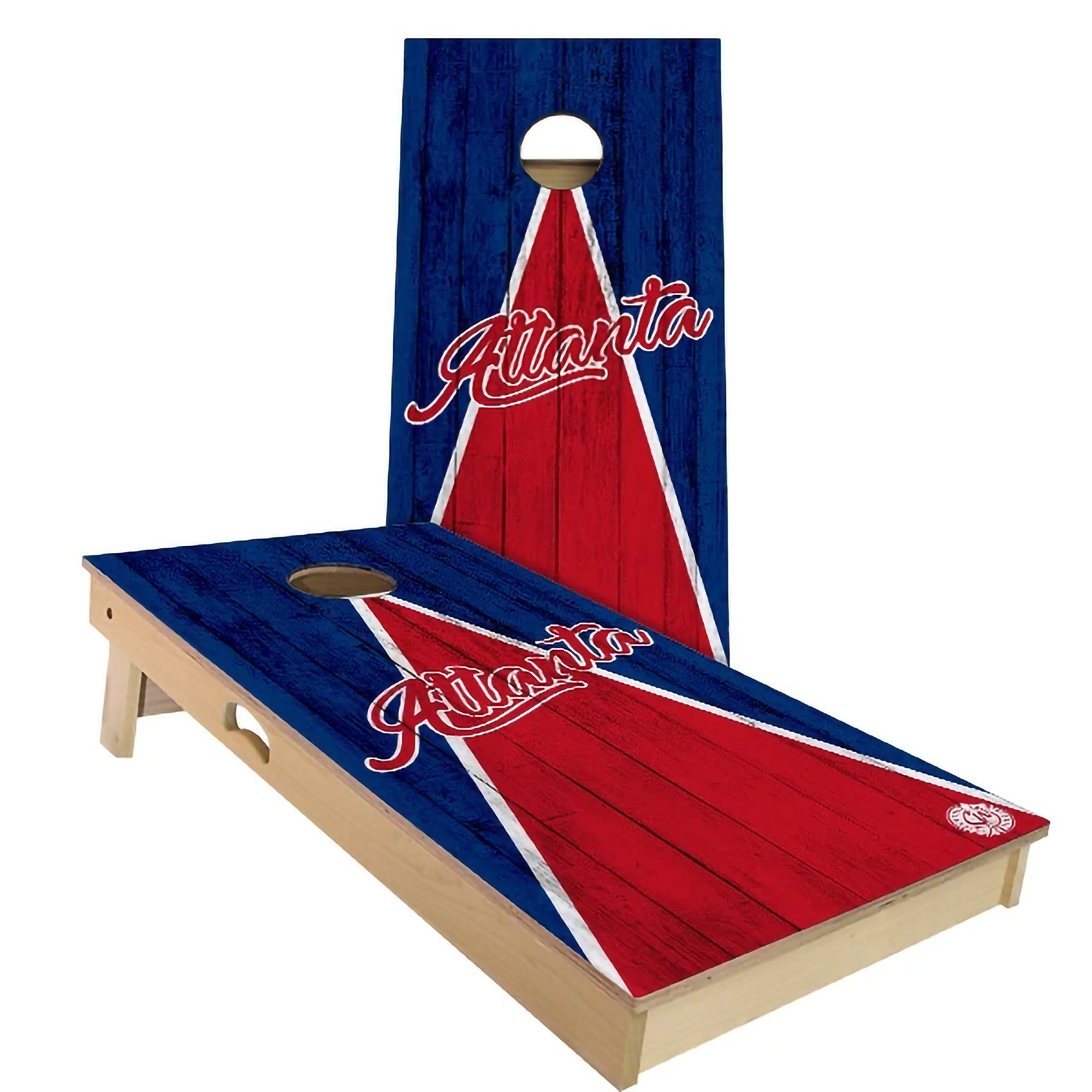Atlanta Braves / Georgia bulldogs cornhole boards. Contact ja***@***** for  your custom set.
