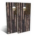 American Flag Vintage Cornhole Boards - Outdoor Lawn Game - Perfect for Tailgating, Backyard Parties, Gifts - Includes 8 Bags