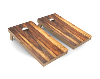 Treated Oak Cornhole Boards - Outdoor Lawn Game - Perfect for Tailgating, Backyard Parties, Gifts - On Sale!