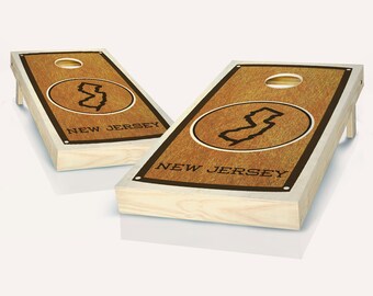 New Jersey Cornhole Boards - Portable Tailgate and Backyard Game
