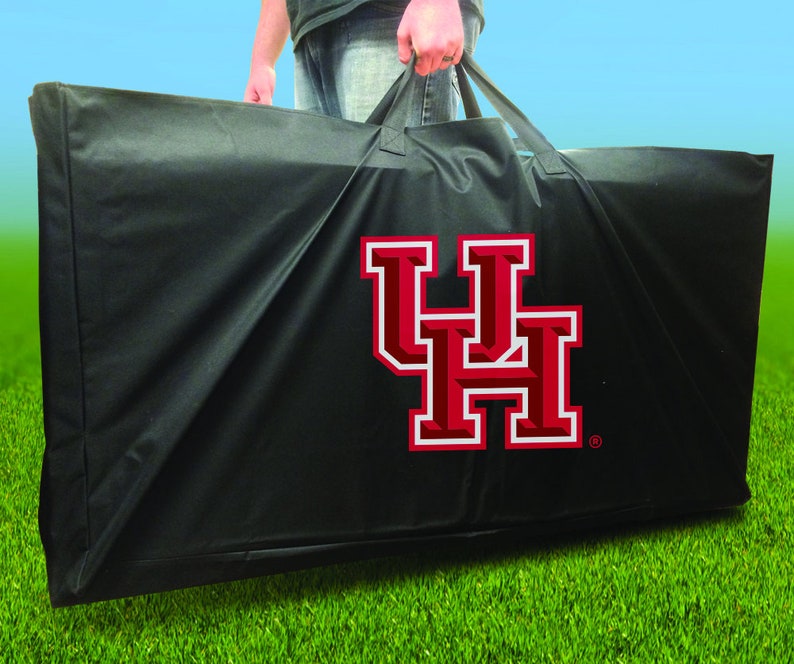 Parties Great for Tailgates Houston Cougars Distressed Cornhole Boards SALE Made in USA FREE Team Bags College