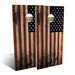 American Flag Distressed Cornhole Boards - Outdoor Lawn Game - Perfect for Tailgating, Backyard Parties, Gifts - Includes 8 Bags