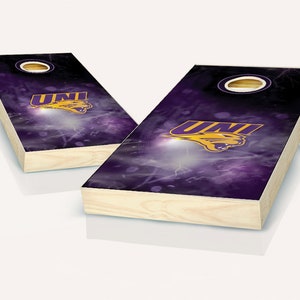 Northern Iowa Panthers Cornhole Boards: Official NCAA Set with Team Bags