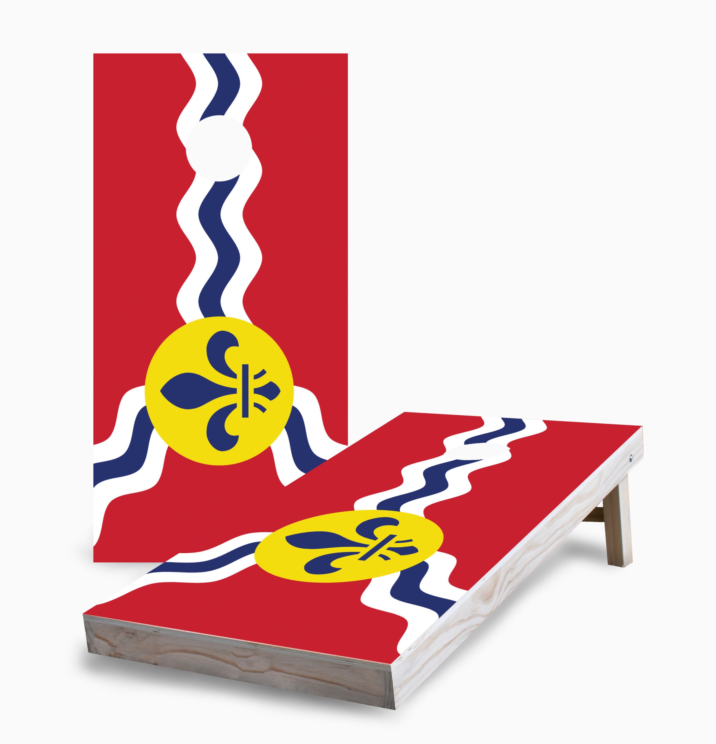 St. Louis Cardinals 2' x 4' Rosewood Cornhole Board Set