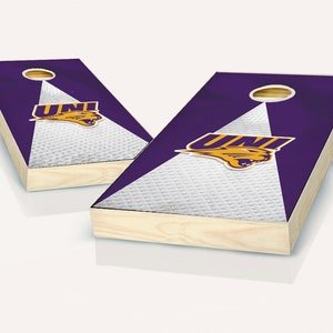 Northern Iowa Panthers Cornhole Boards: Official NCAA Set with Team Bags