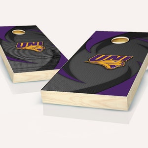 Northern Iowa Panthers Cornhole Boards - Official NCAA Game Set with Bags