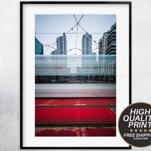 Toronto Streetcars, Fine Art Photograph, Toronto Photo Print, Wall Art, Toronto Home Decor, Gift for Him, Urban Art, Toronto Photography