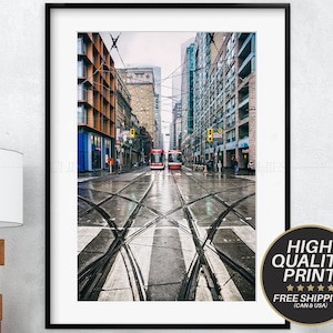 Toronto Streetcars, Fine Art Photograph, Toronto Photo Print, Wall Art, Toronto Home Decor, Gift for Him, Urban Art, Toronto Photography