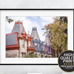 Montreal Art, Plateau Mont-Royal, Saint-Louis Square, Photography, Wall Art, Large Photograph, Fine Art Print, Montreal Decor, Montreal Gift