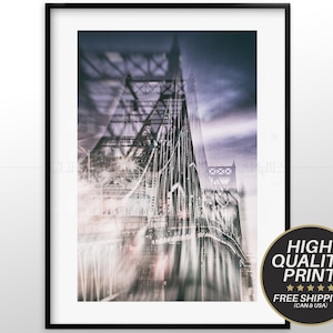 Jacques Cartier Bridge, Montreal Art Photography, Old Port of Montreal, Home Decor Montreal, Fine Art Photography Montreal,Montreal Landmark