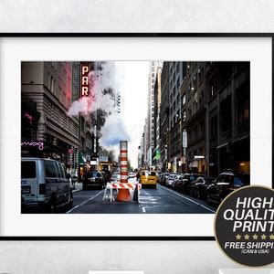 New York Photography Print, NYC Streets, Manhattan Poster, Large Wall Art Print, NYC Photography, Fine Art New York City Print, Gift for Him