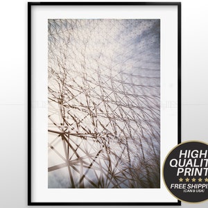Photo Biosphere Montreal, Fine Art Photography Biosphere, Biosphere Jean Drapeau Park, Home Decor Montreal, Montreal Landmark Fine Art Photo