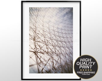 Montreal Biosphere Double Exposure Photograph, Jean Drapeau Park