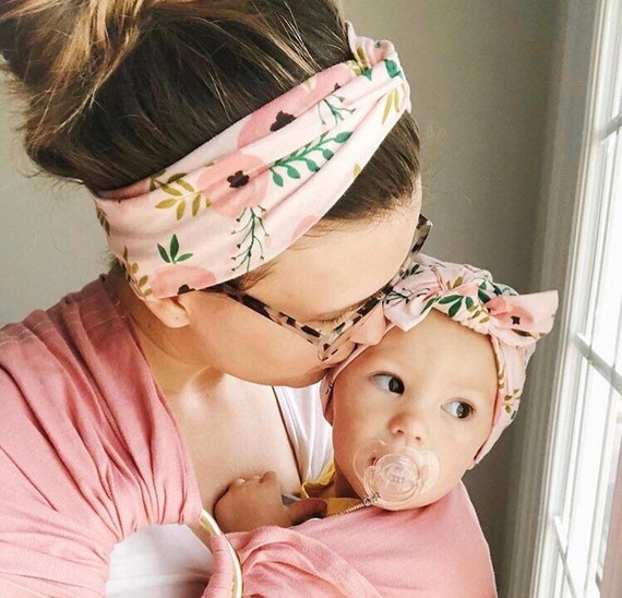 floral baby turban