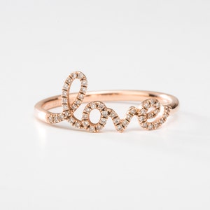 Diamond Love Ring image 1