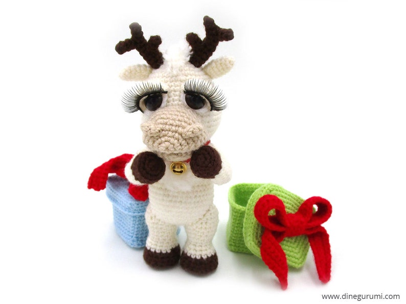 Little Reindeers amigurumi crochet pattern from Dinegurumi direct download PDF in german and english image 2