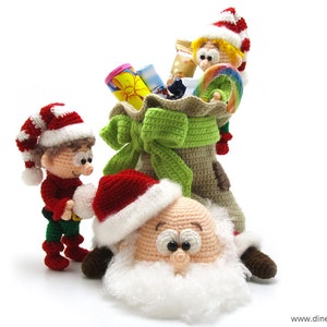 Santa Claus amigurumi crochet pattern from Dinegurumi direct download PDF in german and english image 7