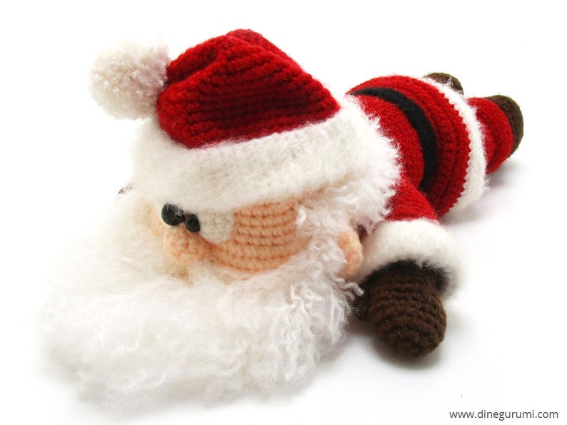 Santa Claus amigurumi crochet pattern from Dinegurumi direct download PDF in german and english image 2