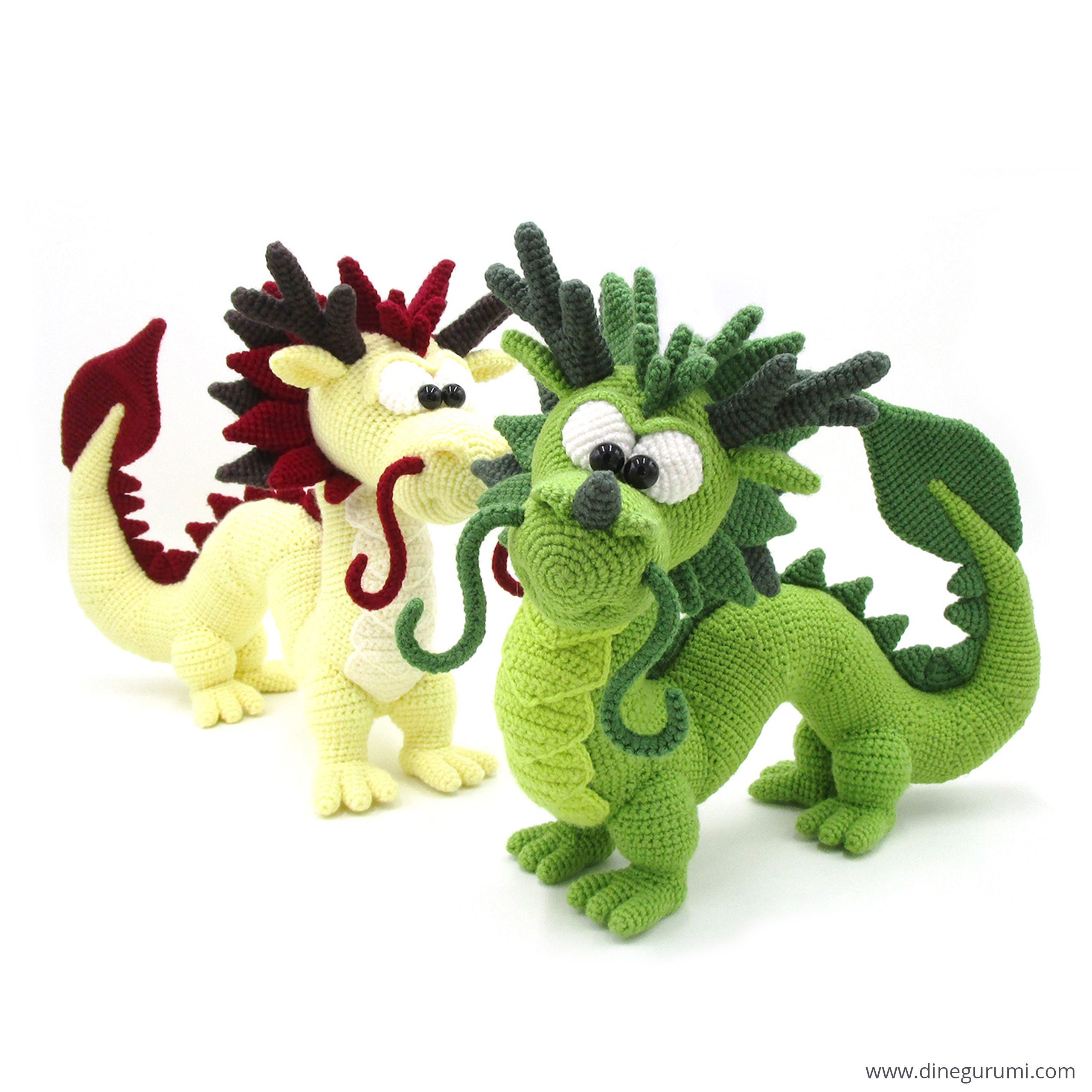 Dragon Lóng Amigurumi Crochet Pattern Chinese Dragon photo