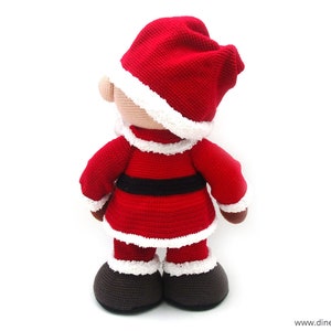 Santa XL amigurumi crochet pattern from Dinegurumi, german english image 4