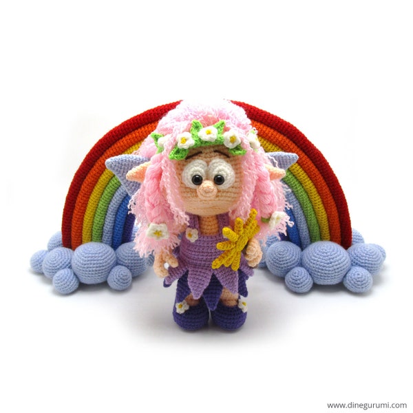 Little Pixie - amigurumi crochet pattern from Dinegurumi - direct download - PDF in german and english