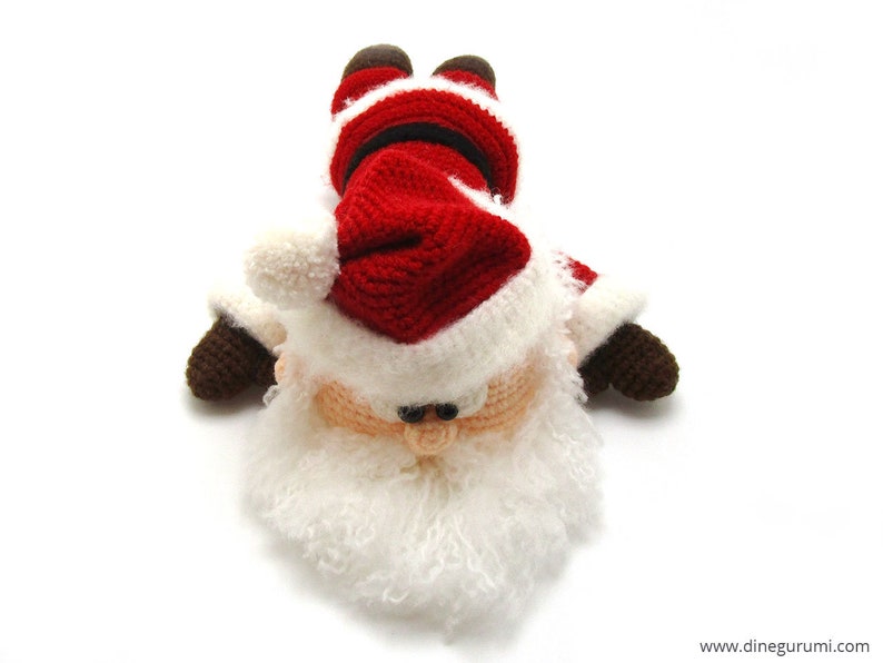 Santa Claus amigurumi crochet pattern from Dinegurumi direct download PDF in german and english image 6