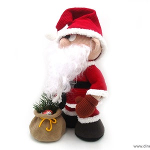 Santa XL amigurumi crochet pattern from Dinegurumi, german english image 2