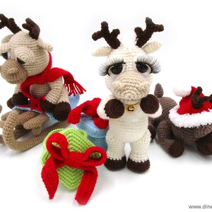 Little Reindeers amigurumi crochet pattern from Dinegurumi direct download PDF in german and english image 5